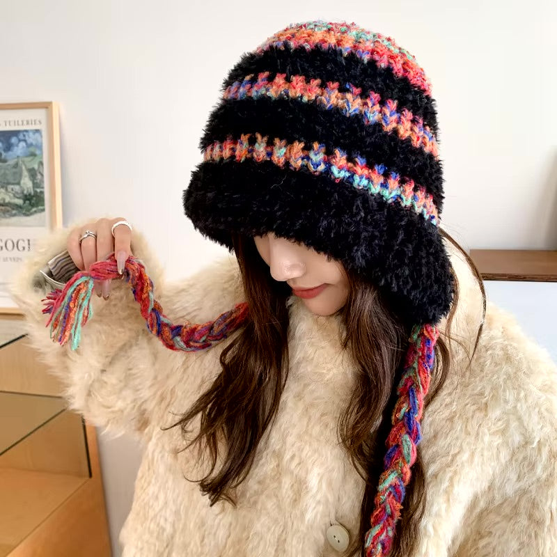Striped Extra Cozy Hat